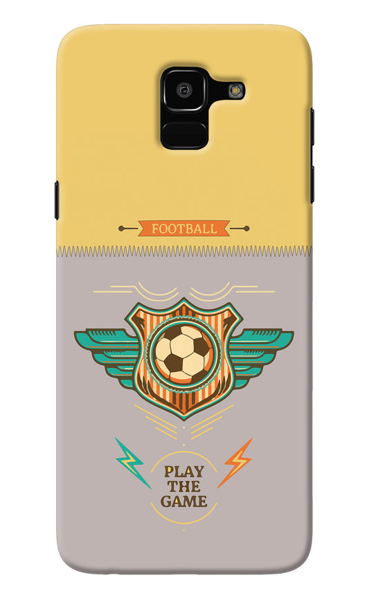 Football Samsung J6 Back Cover