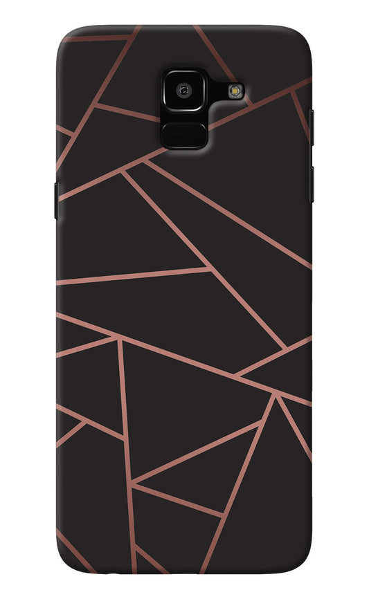 Geometric Pattern Samsung J6 Back Cover