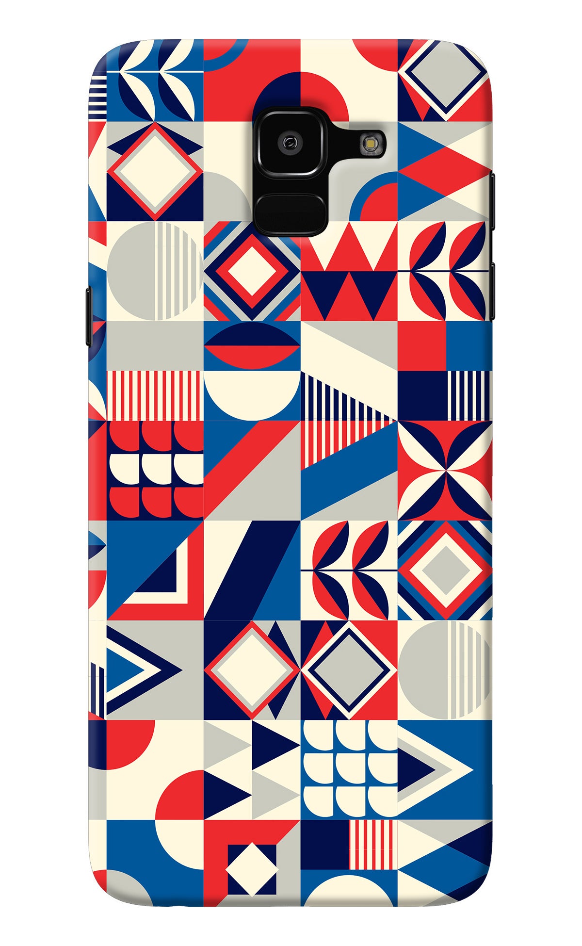 Colorful Pattern Samsung J6 Back Cover