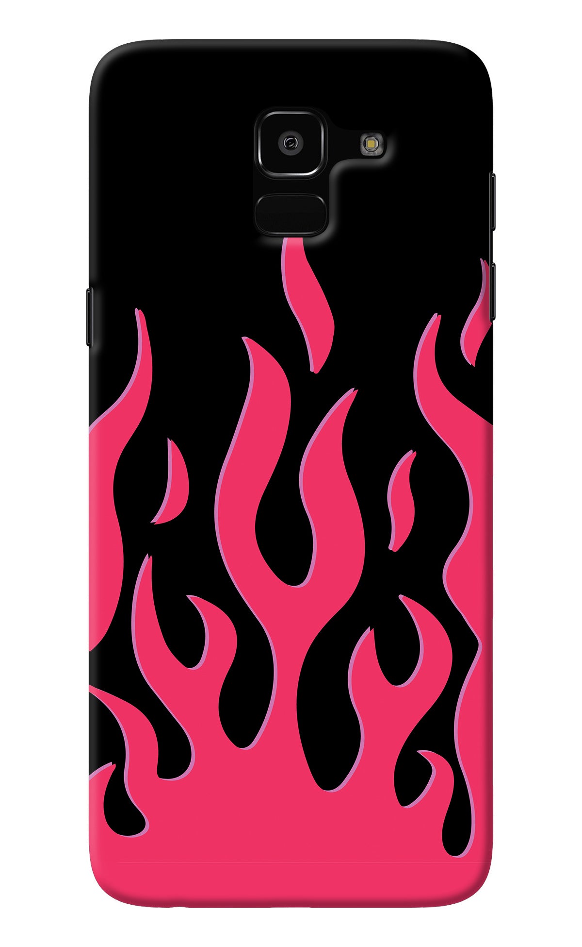 Fire Flames Samsung J6 Back Cover