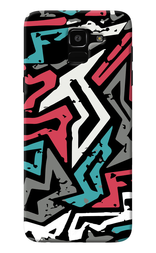 Geometric Graffiti Samsung J6 Back Cover