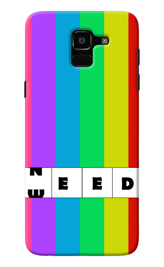 Need Weed Samsung J6 Back Cover