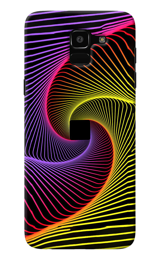 Colorful Strings Samsung J6 Back Cover
