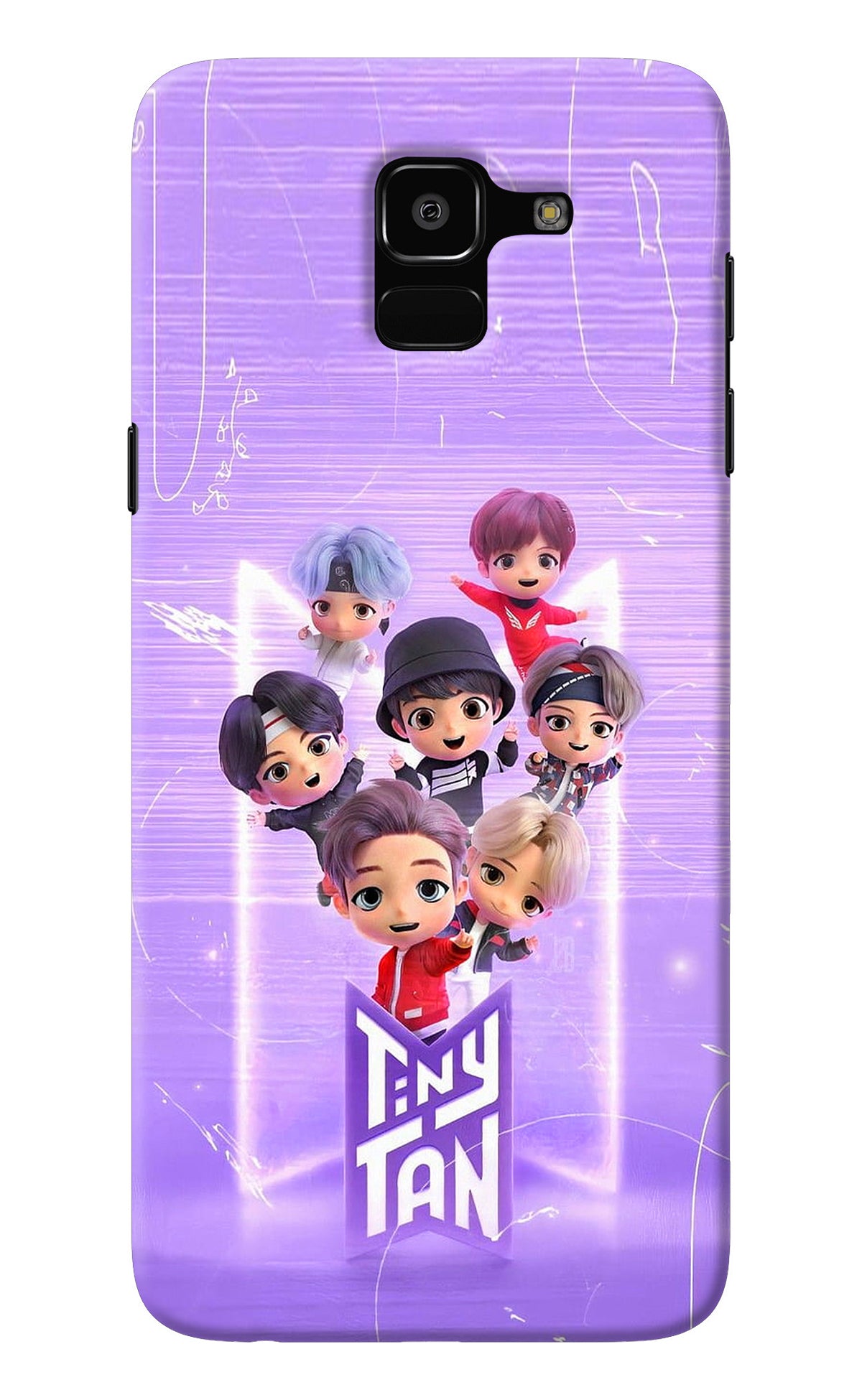 BTS Tiny Tan Samsung J6 Back Cover