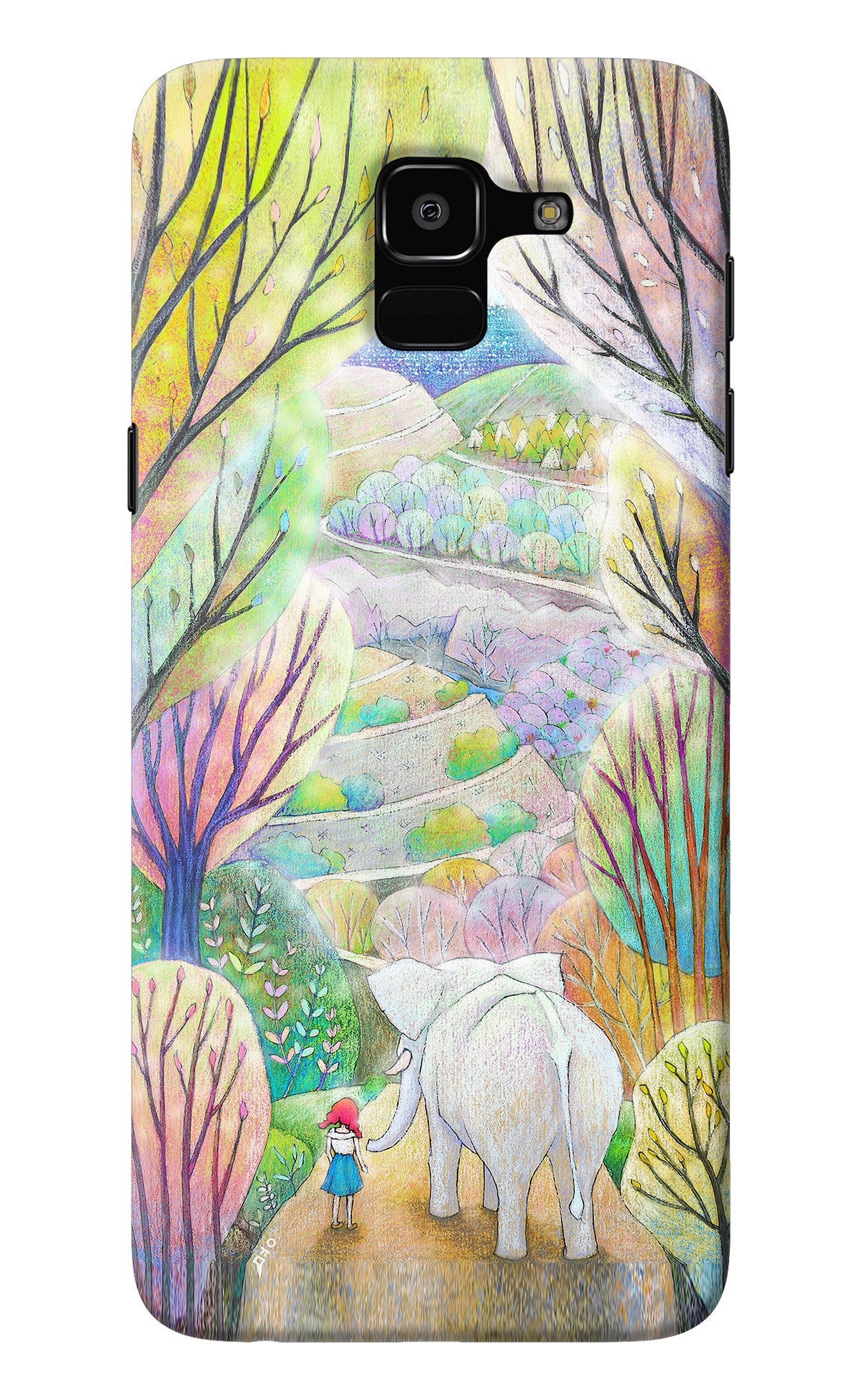 Nature Painting Samsung J6 Back Cover