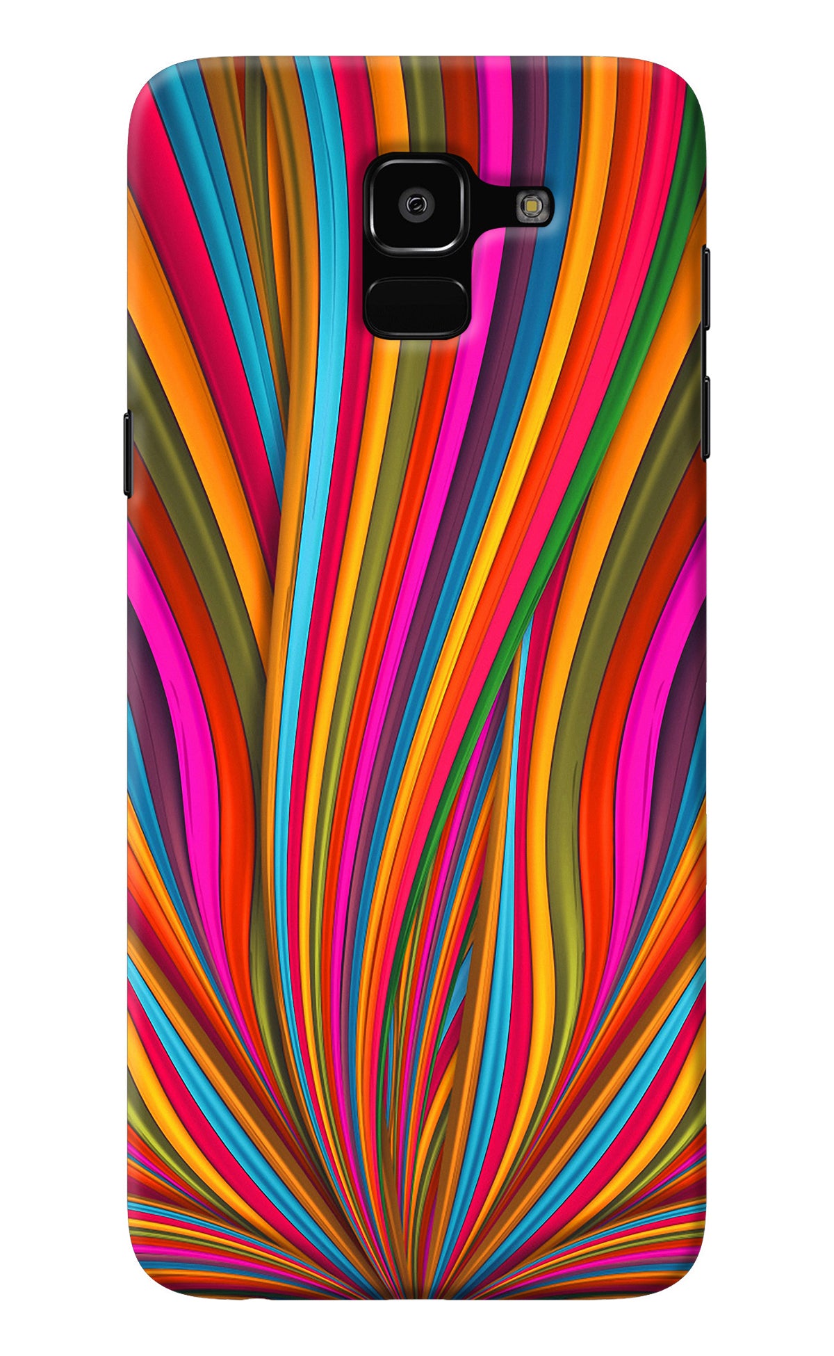 Trippy Wavy Samsung J6 Back Cover