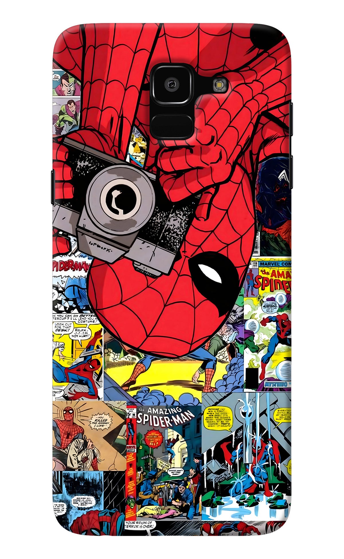 Spider Man Samsung J6 Back Cover