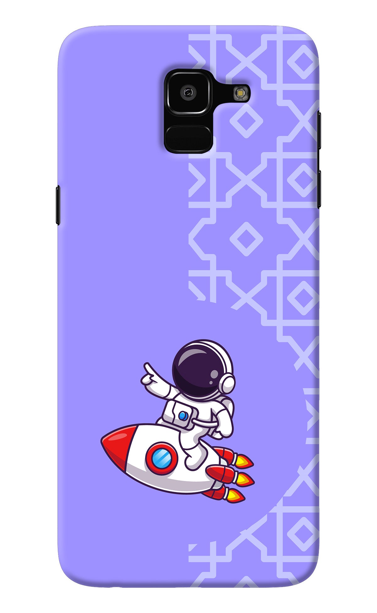 Cute Astronaut Samsung J6 Back Cover