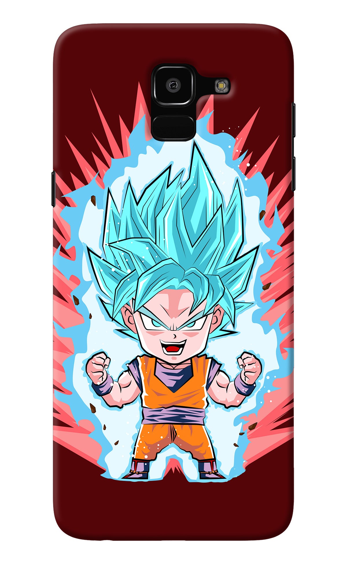 Goku Little Samsung J6 Back Cover