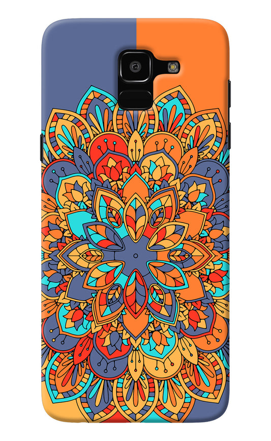 Color Mandala Samsung J6 Back Cover