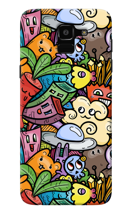 Veggie Doodle Samsung J6 Back Cover