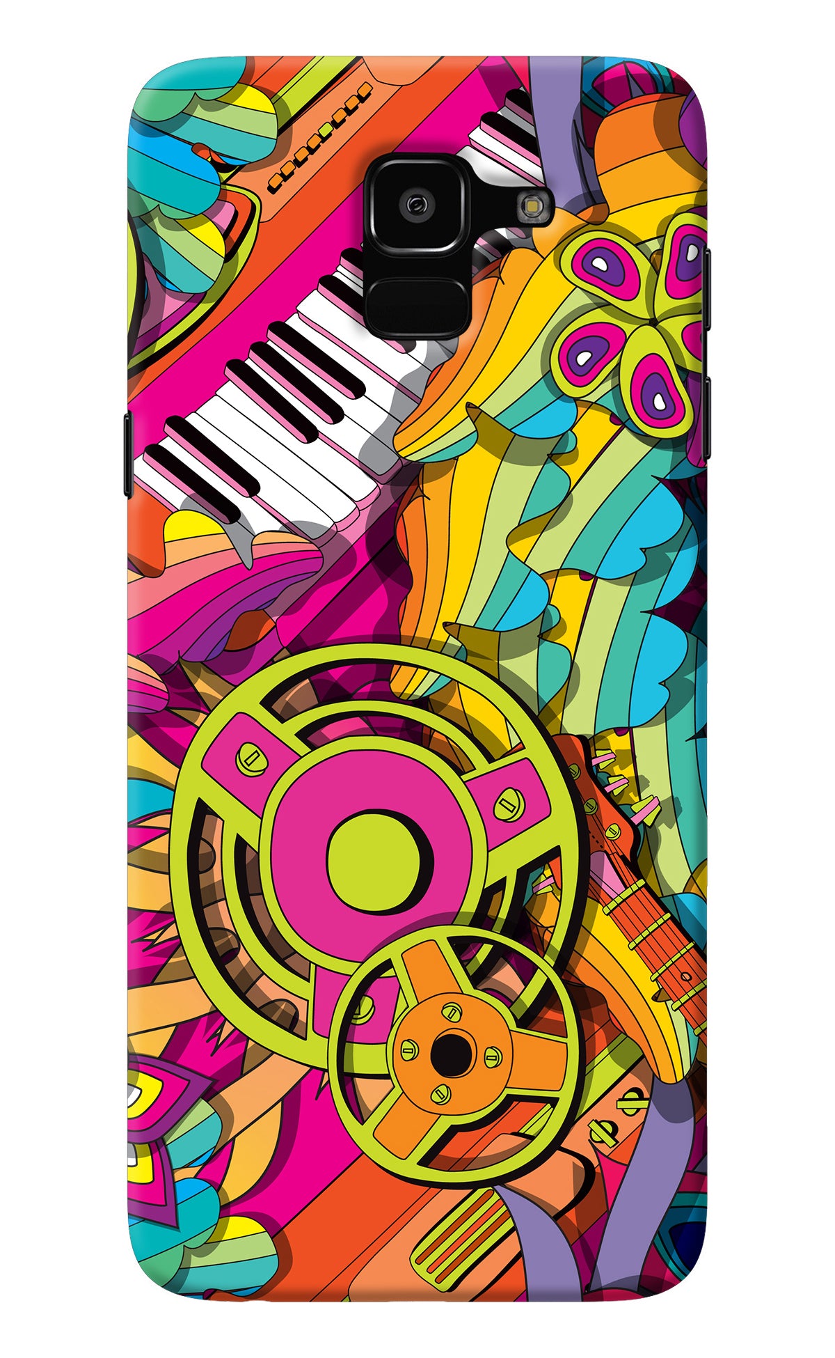 Music Doodle Samsung J6 Back Cover