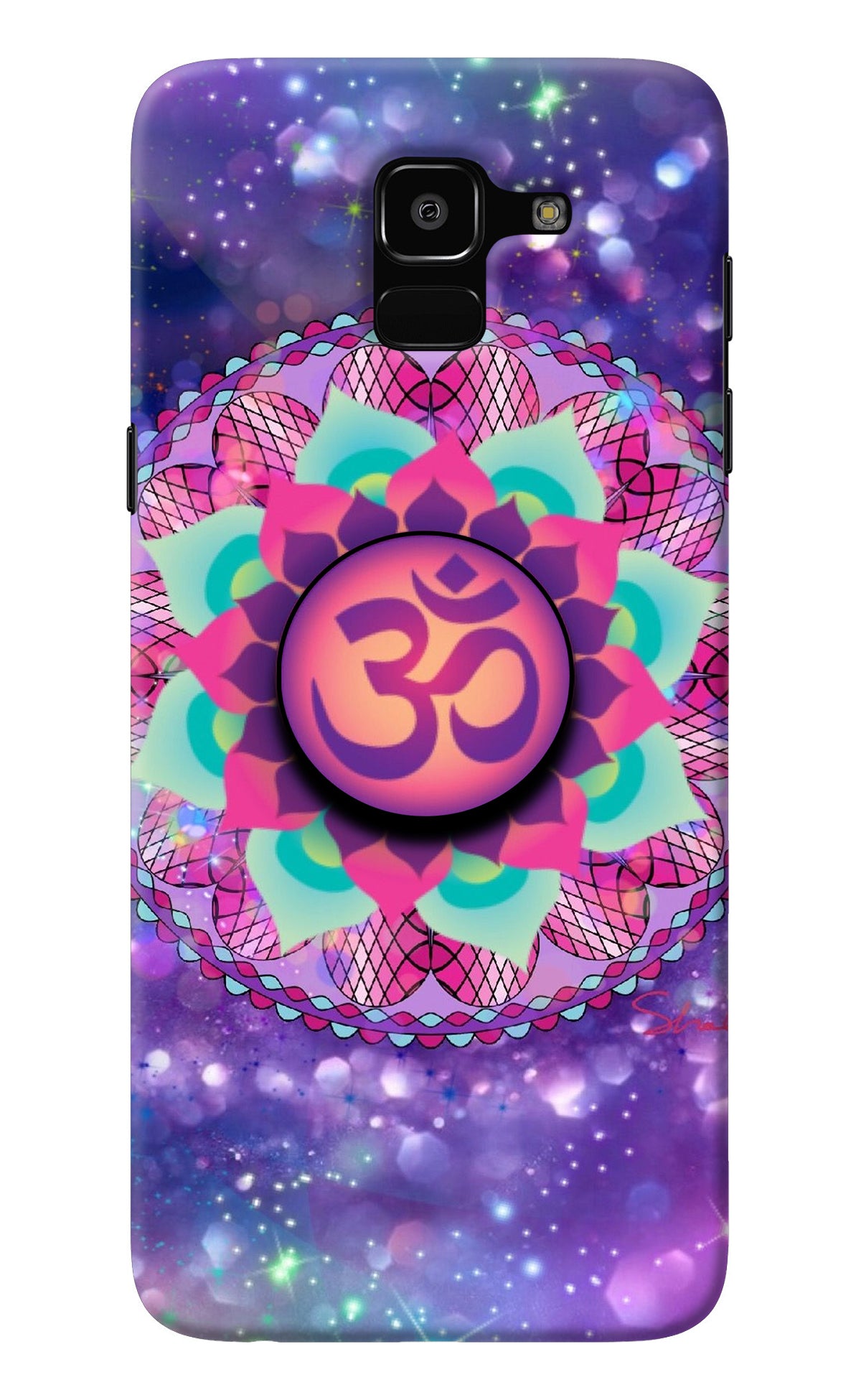 Om Purple Samsung J6 Pop Case