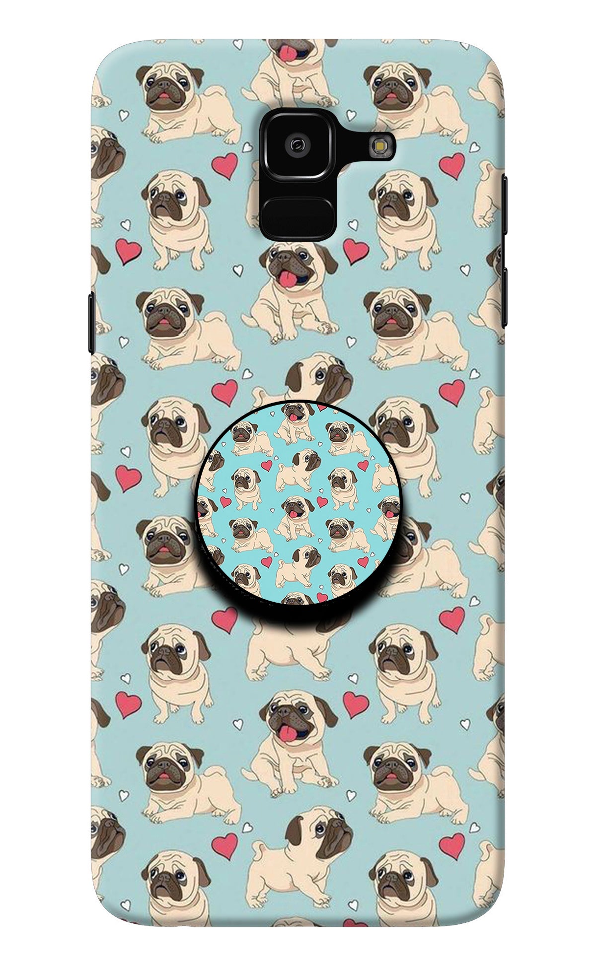 Pug Dog Samsung J6 Pop Case