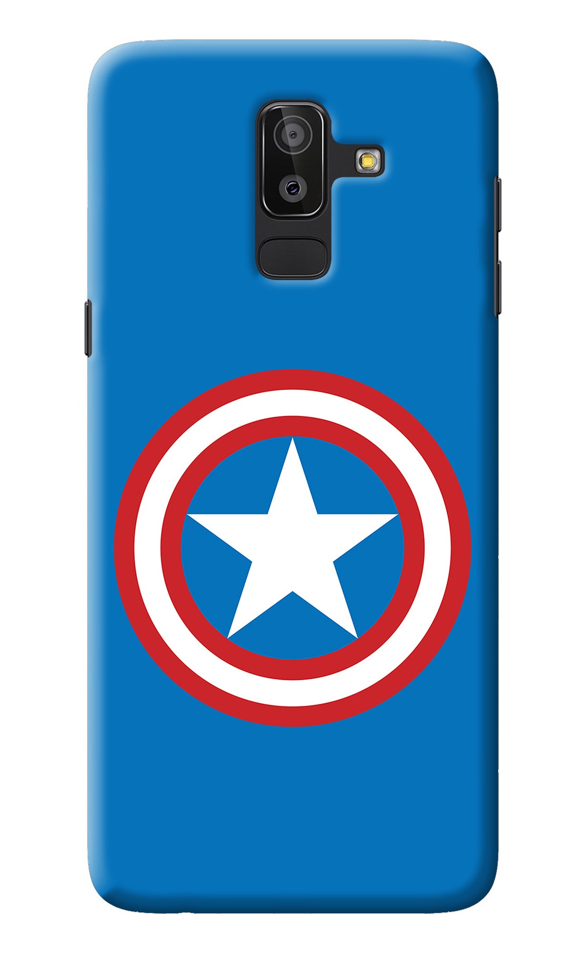 Captain America Logo Samsung J8 Back Cover