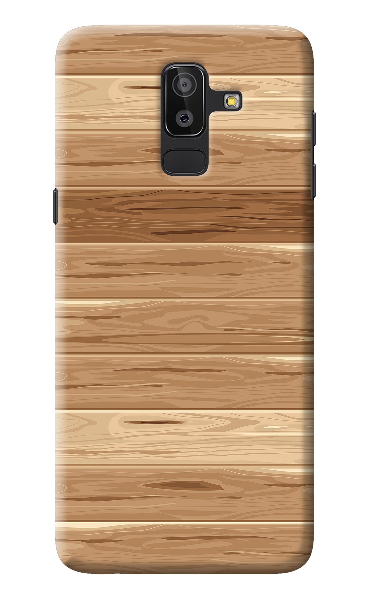 Wooden Vector Samsung J8 Back Cover