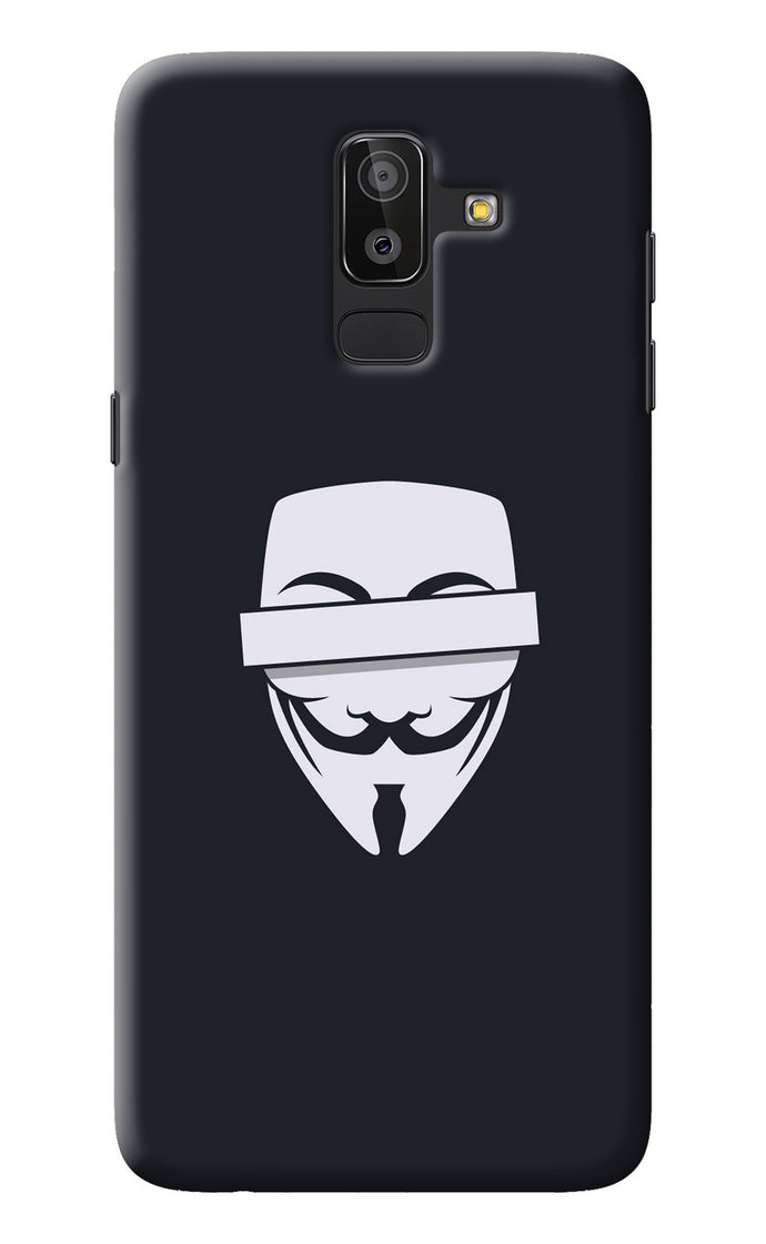Anonymous Face Samsung J8 Back Cover