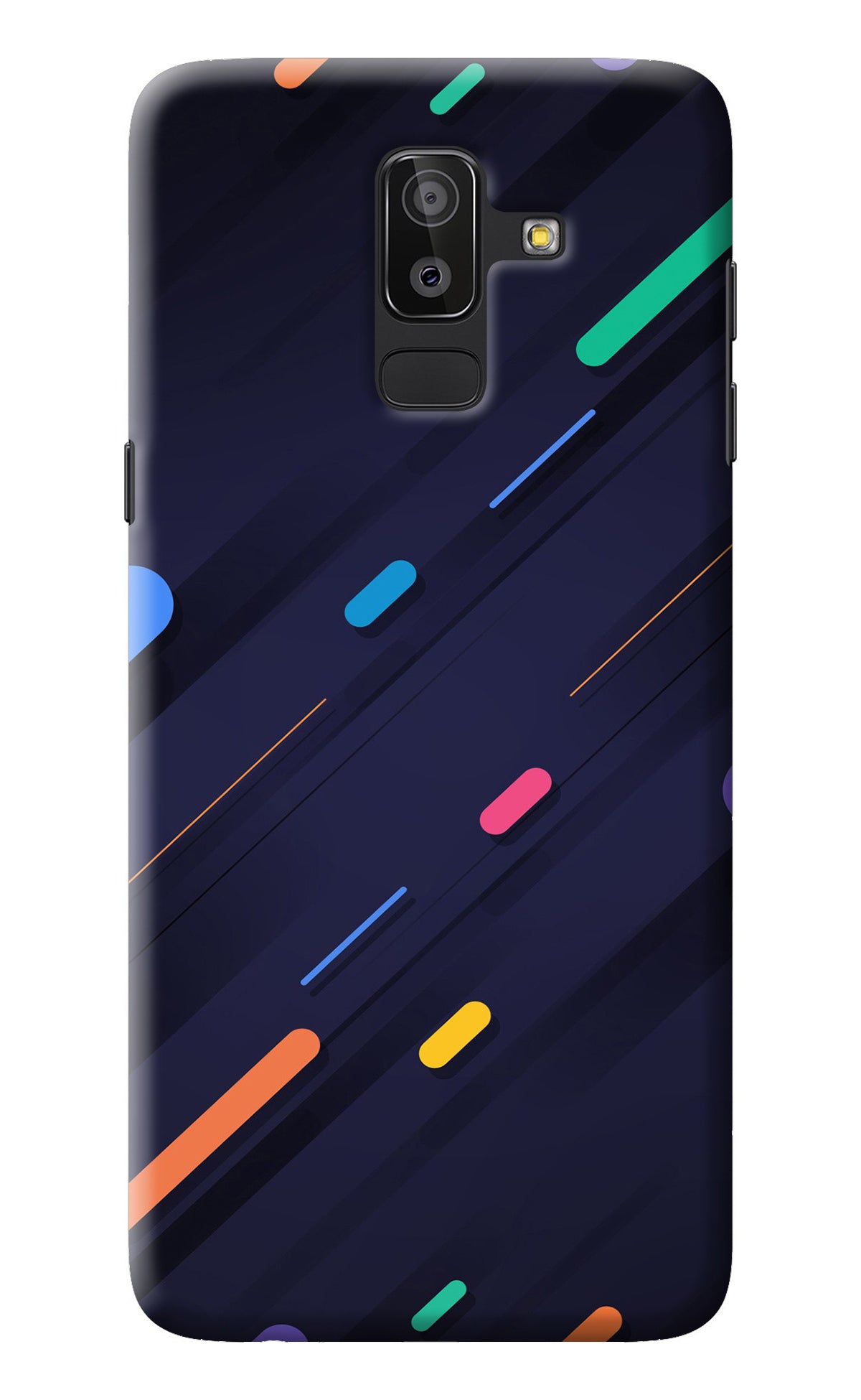 Abstract Design Samsung J8 Back Cover