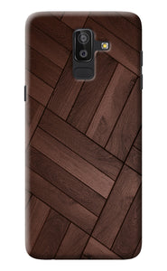 Wooden Texture Design Samsung J8 Back Cover