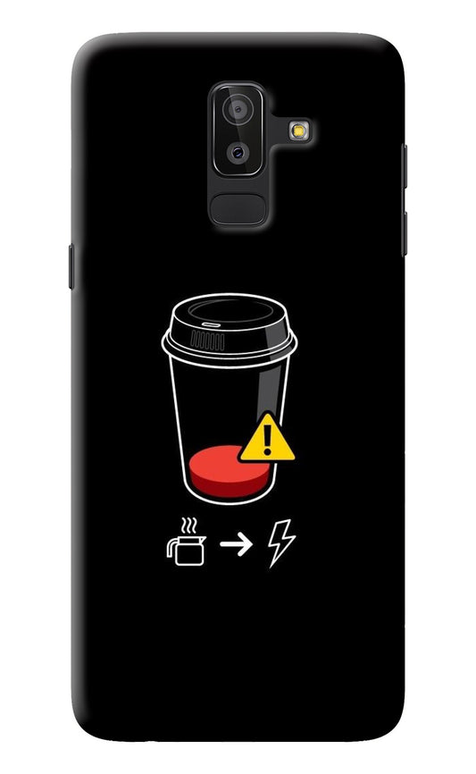 Coffee Samsung J8 Back Cover