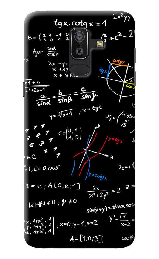 Mathematics Formula Samsung J8 Back Cover