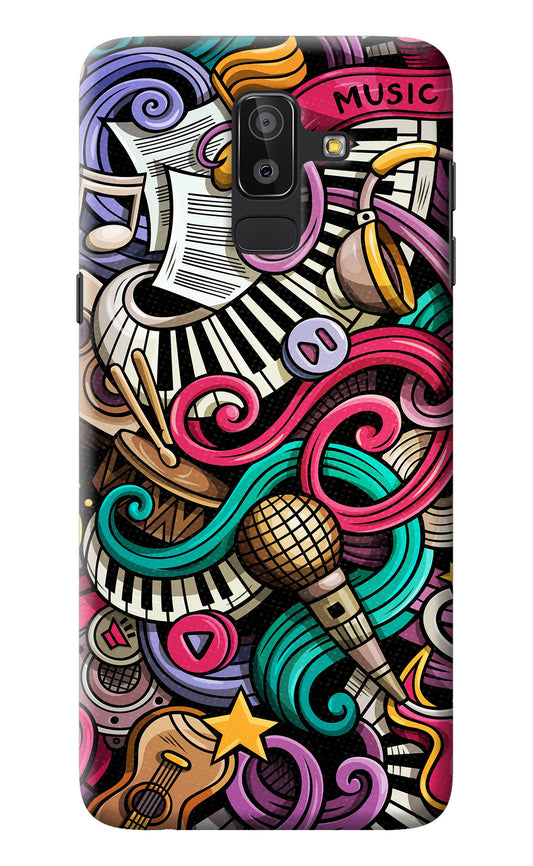 Music Abstract Samsung J8 Back Cover