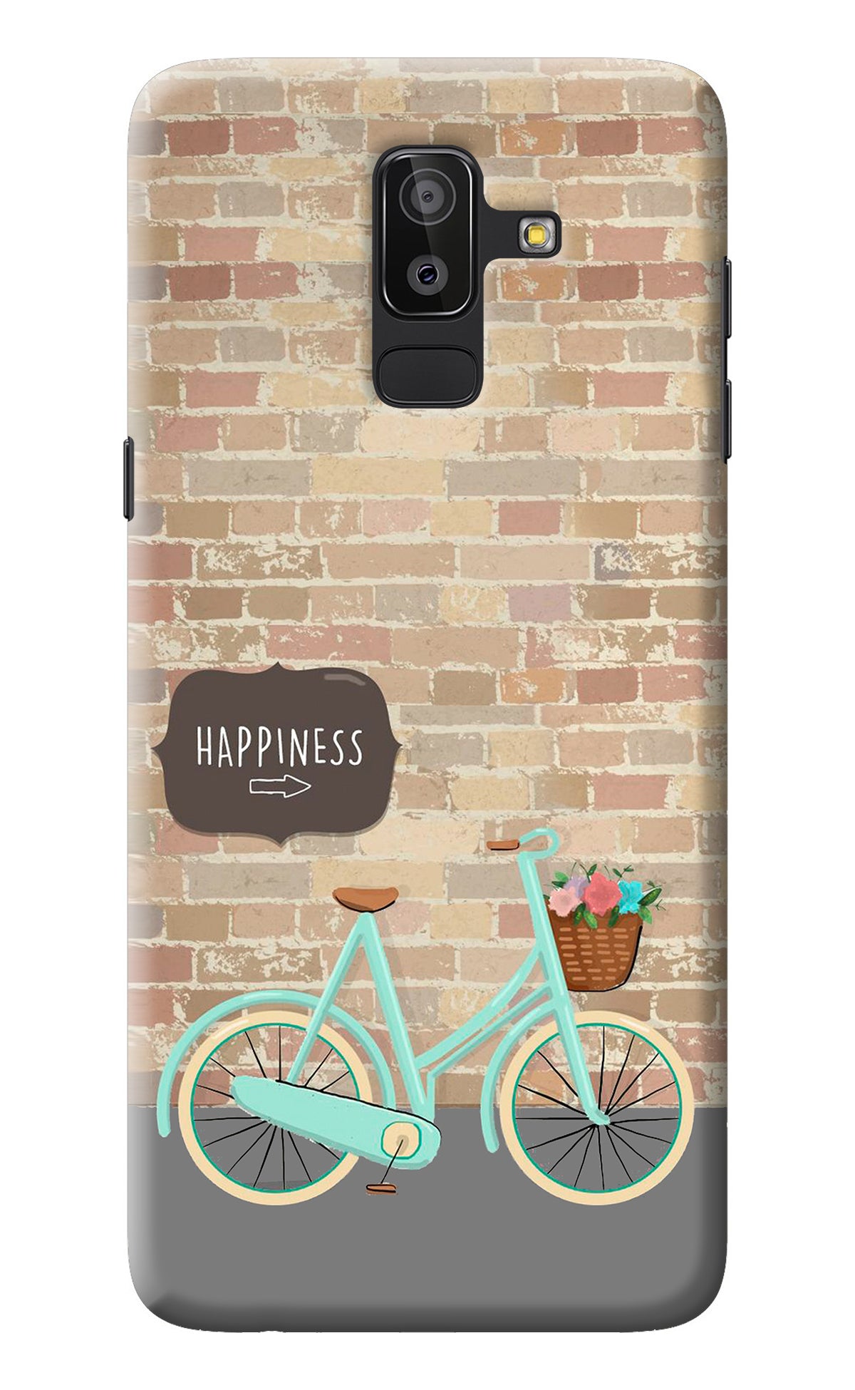 Happiness Artwork Samsung J8 Back Cover