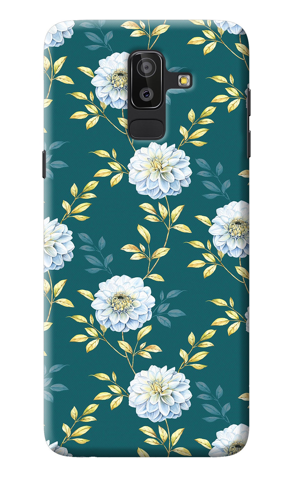 Flowers Samsung J8 Back Cover