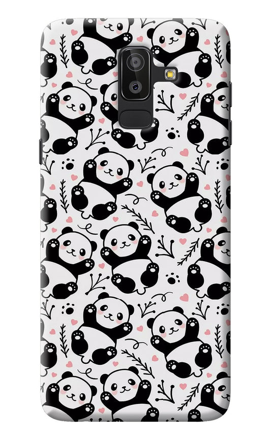 Cute Panda Samsung J8 Back Cover