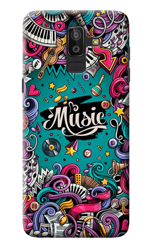 Music Graffiti Samsung J8 Back Cover