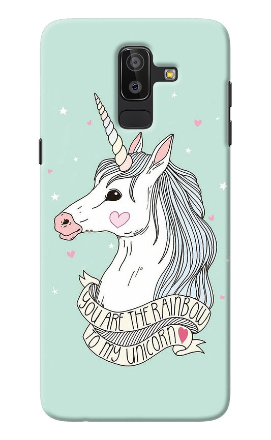 Unicorn Wallpaper Samsung J8 Back Cover