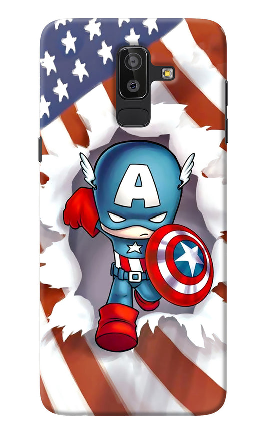 Captain America Samsung J8 Back Cover