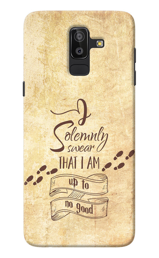 I Solemnly swear that i up to no good Samsung J8 Back Cover