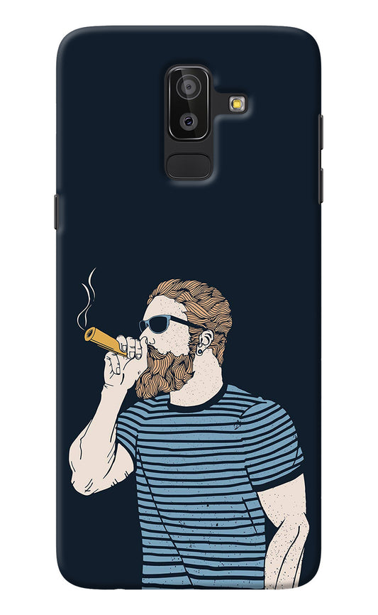 Smoking Samsung J8 Back Cover