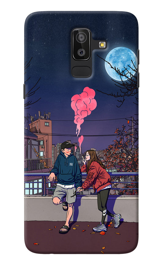 Chilling Couple Samsung J8 Back Cover