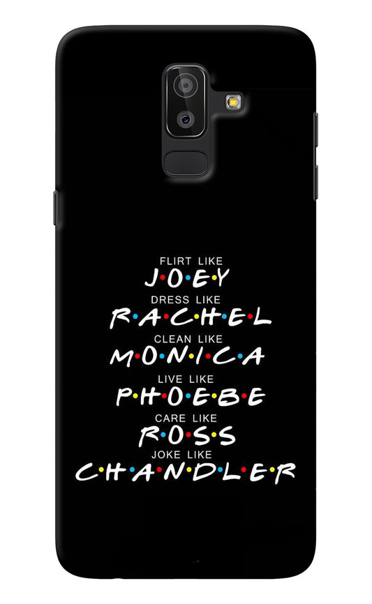 FRIENDS Character Samsung J8 Back Cover