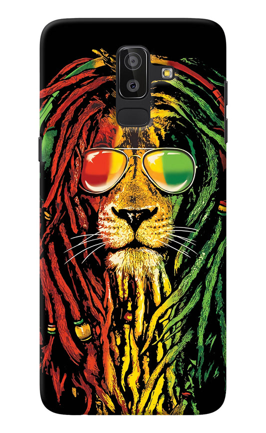 Rasta Lion Samsung J8 Back Cover