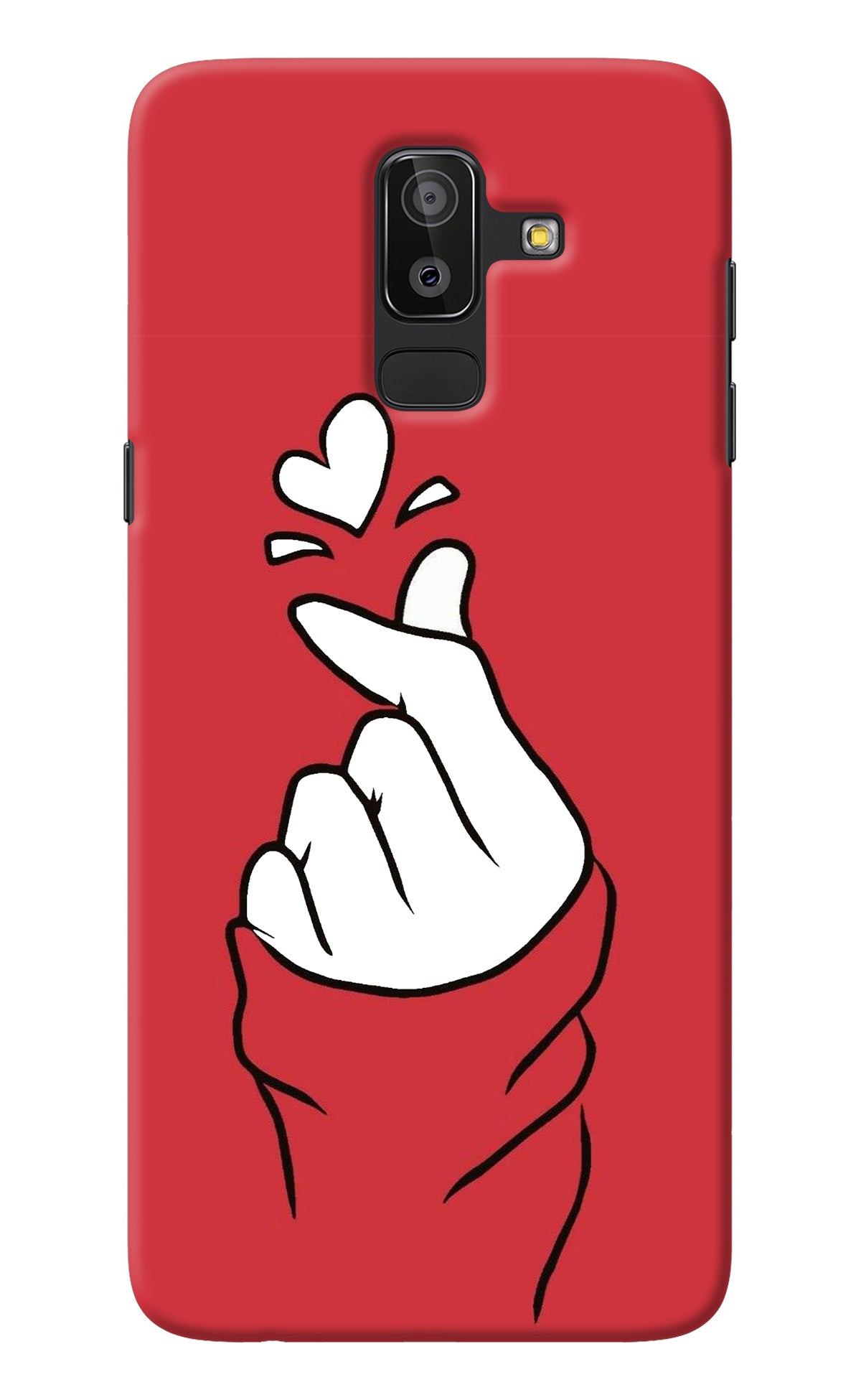 Korean Love Sign Samsung J8 Back Cover