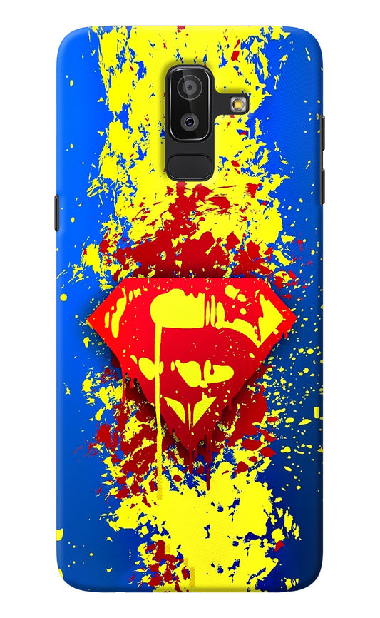 Superman logo Samsung J8 Back Cover
