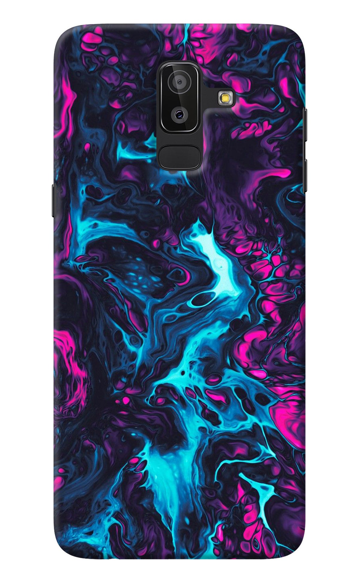 Abstract Samsung J8 Back Cover