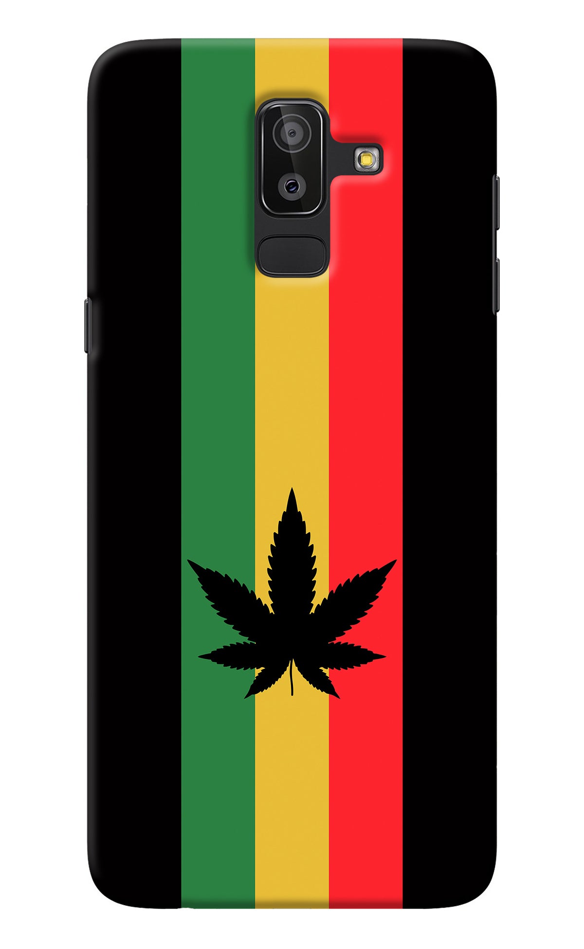 Weed Flag Samsung J8 Back Cover