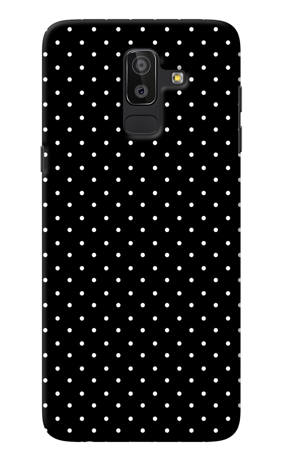 White Dots Samsung J8 Back Cover