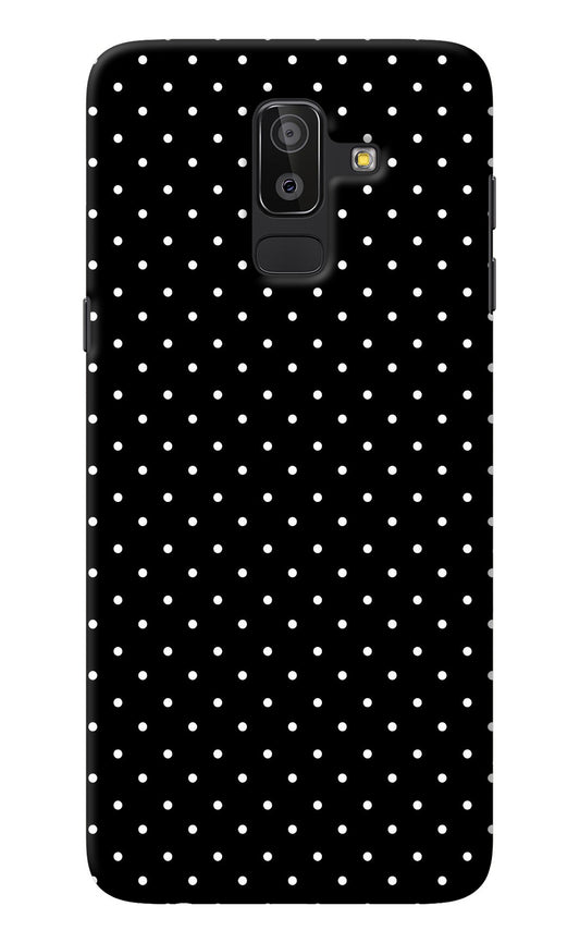 White Dots Samsung J8 Back Cover