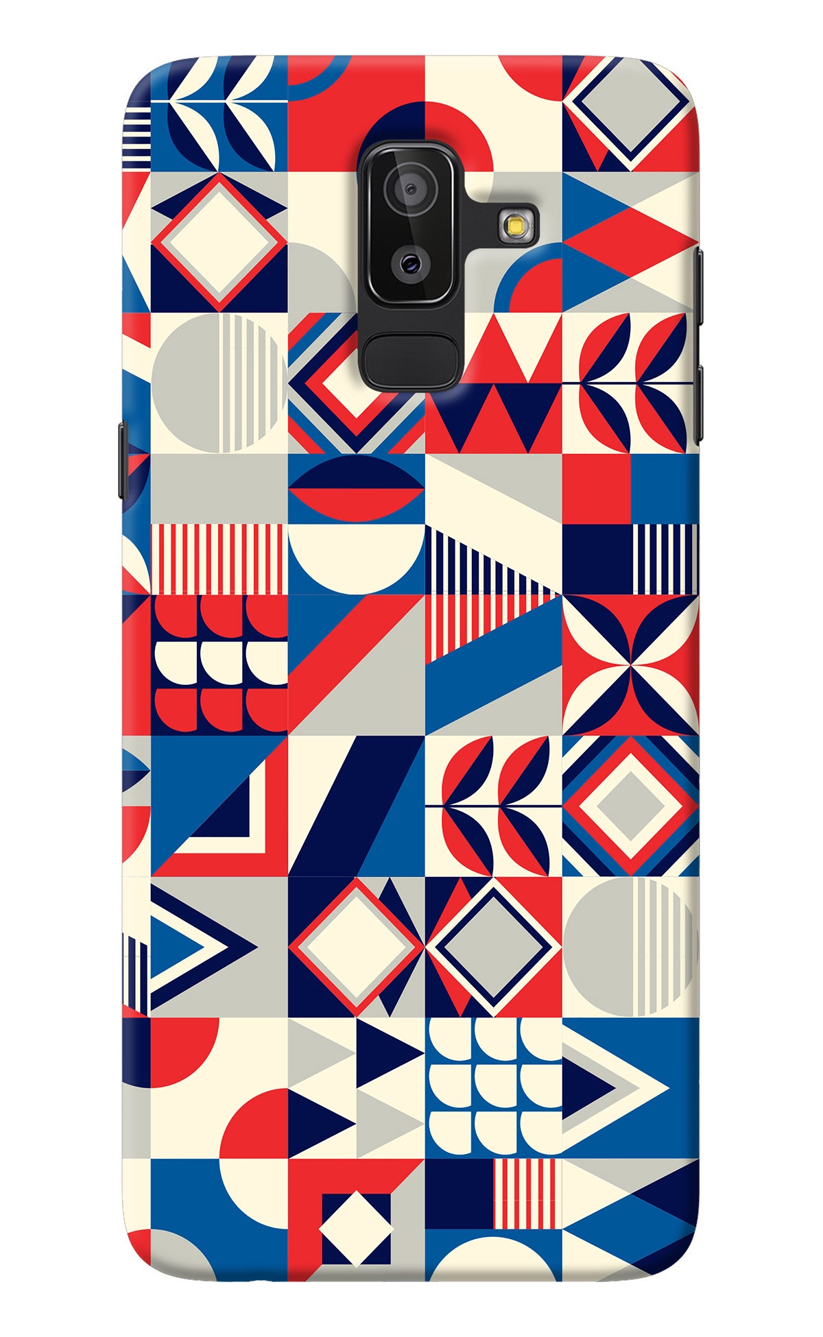 Colorful Pattern Samsung J8 Back Cover