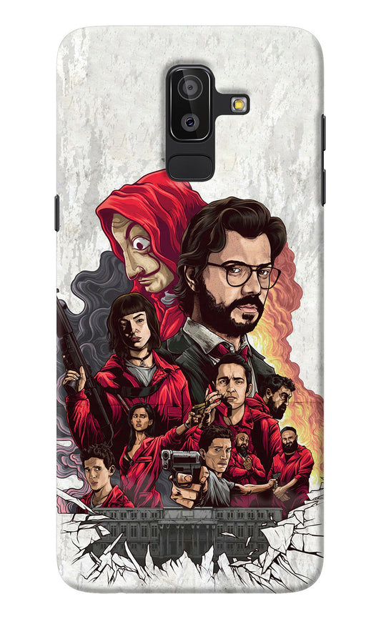 Money Heist Artwork Samsung J8 Back Cover