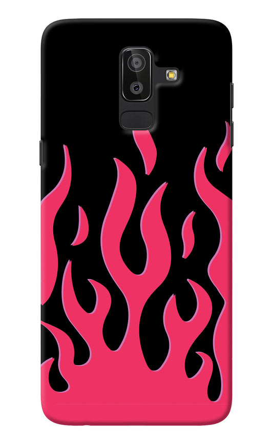 Fire Flames Samsung J8 Back Cover