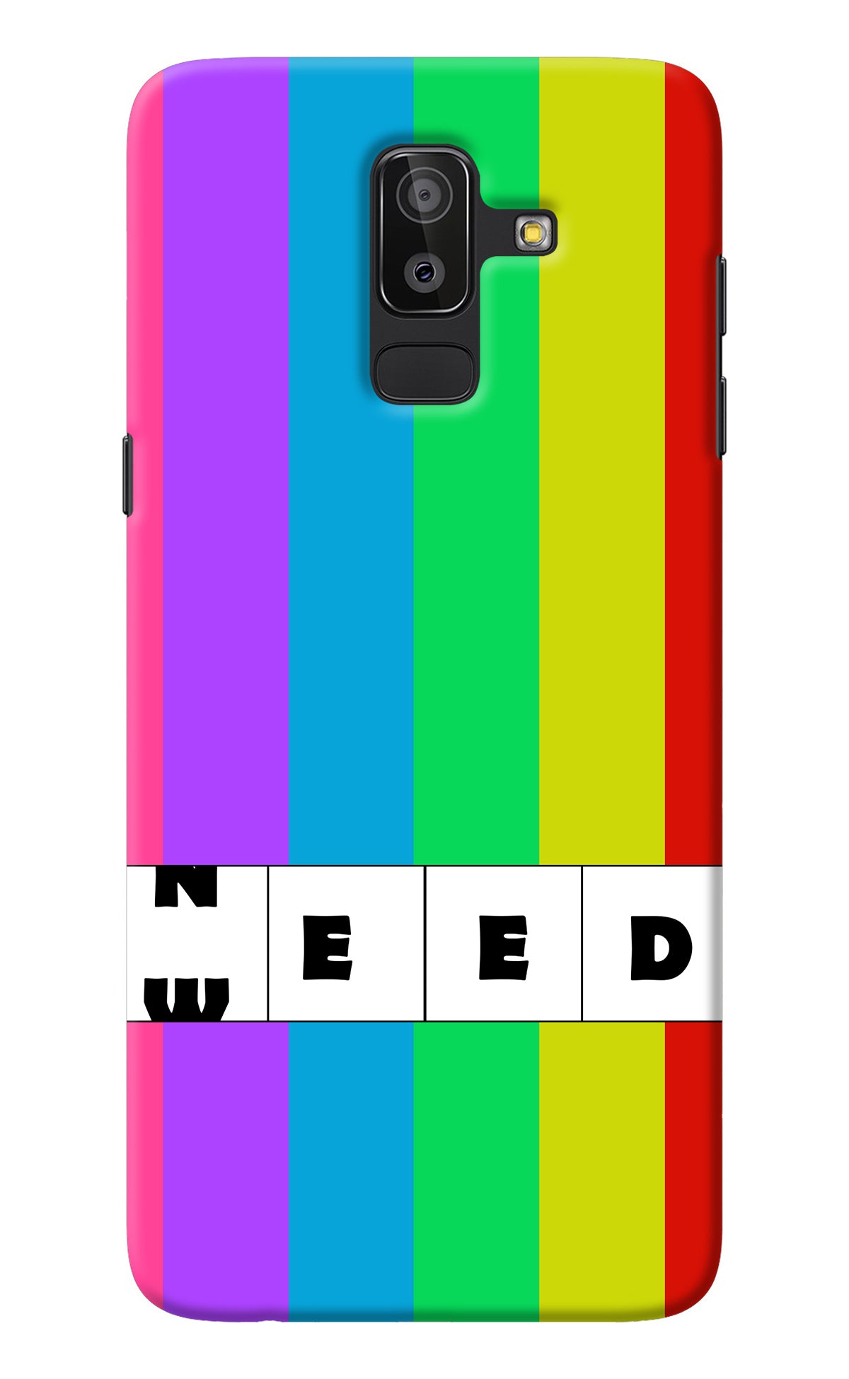 Need Weed Samsung J8 Back Cover