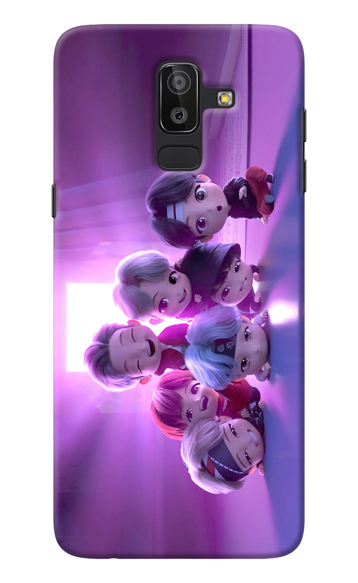 BTS Chibi Samsung J8 Back Cover