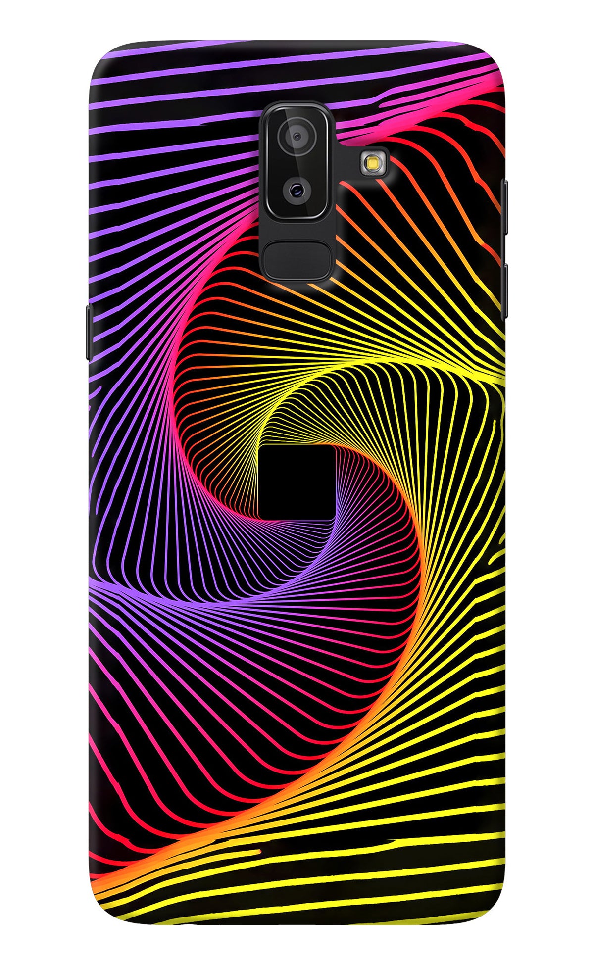 Colorful Strings Samsung J8 Back Cover