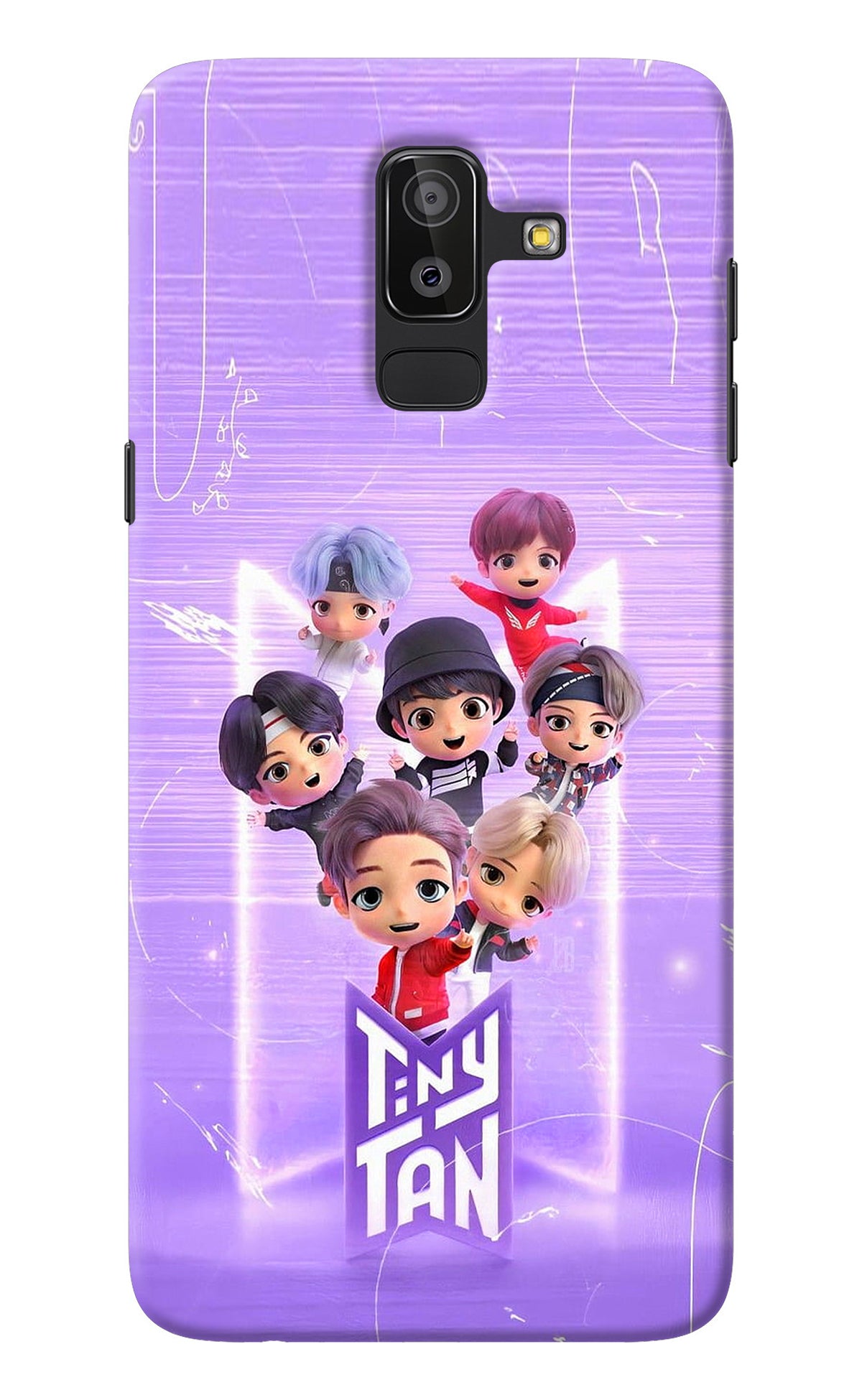 BTS Tiny Tan Samsung J8 Back Cover